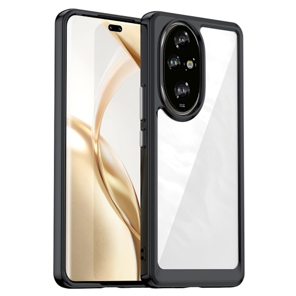 Honor 200 Pro smart akryl cover - Sort Black