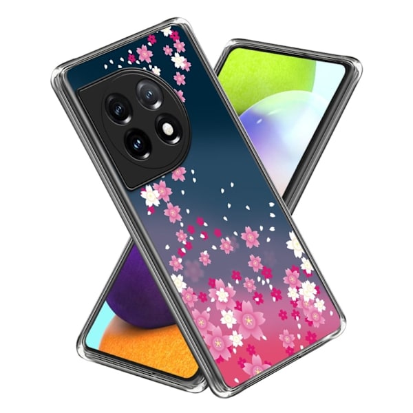 Deco OnePlus Ace 3 / OnePlus 12R cover - Lyserøde Blomster Pink