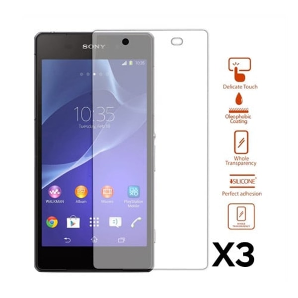 Displayskydd Til Sony Xperia Z2 - 3 Stycken Transparent