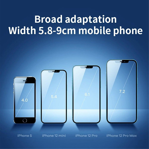 Universal sugekop-base til bilmontering af telefonholder Black