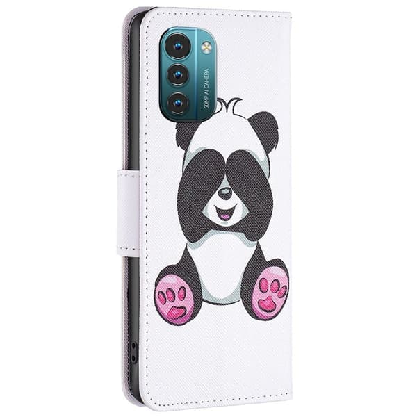 Wonderland Nokia G11 / Nokia G21 flip-etui - Panda Multicolor