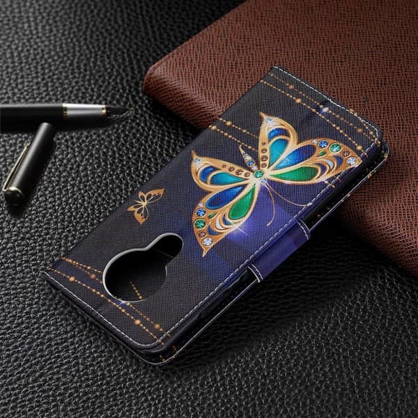 Wonderland Nokia 5.3 flip-etui - Levende Sommerfugl Multicolor