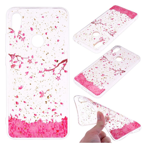 Deco Xiaomi redmi Note 7 / Note 7 Pro / Note 7S etui - Falling Flowers Pink