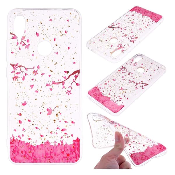 Deco Xiaomi Redmi Note 7 / Xiaomi Redmi Note 7S / Xiaomi Redmi Note 7 Pro kotelot - Putoavat Kukat Pink