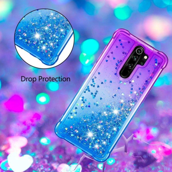 Princess Xiaomi Redmi Note 8 Pro Cover - Lilla / Mørkeblå Purple