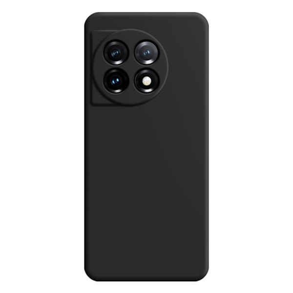 Skråt anti-drop gummibelagt cover til OnePlus 11 - Sort Black