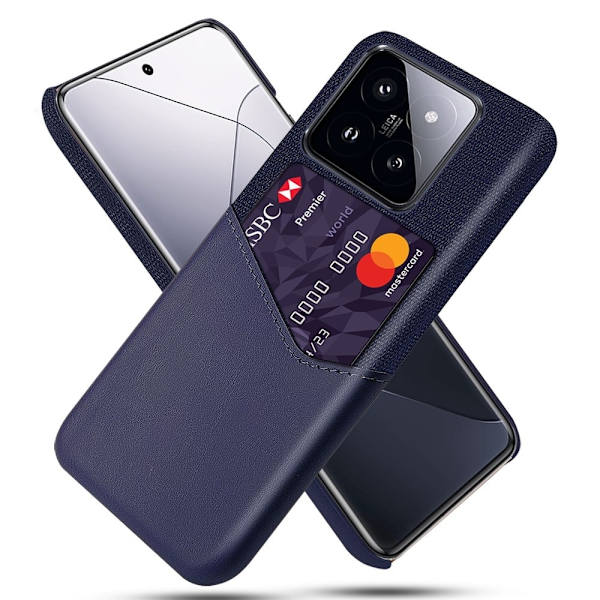 Bofink Xiaomi 14 kortdeksel - Blå Blue