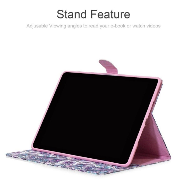 iPad Mini (2019) lædercover dekoreret med lyspletter - paisley b Multicolor