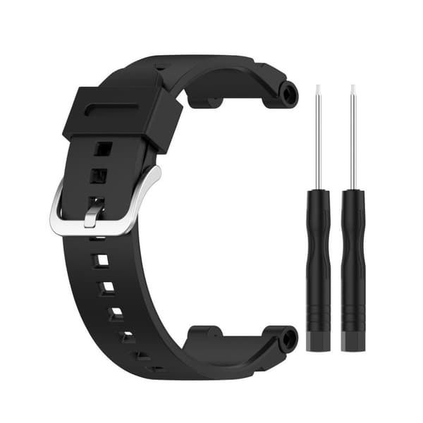 Huawei Children's Watch 4X simple silicone watch band - Black Svart