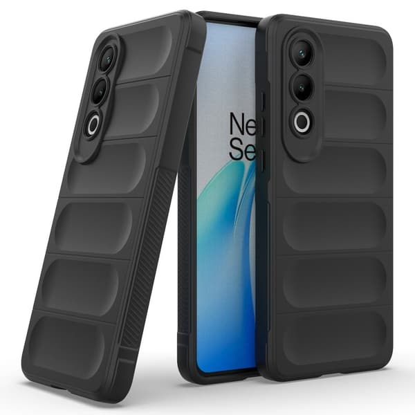 Mjukt greppformat OnePlus Nord CE4 skal - Mörkgrå Silvergrå