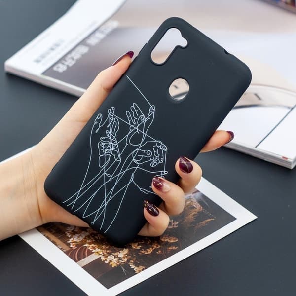 Imagine Samsung Galaxy A11 kotelot - Kädet White