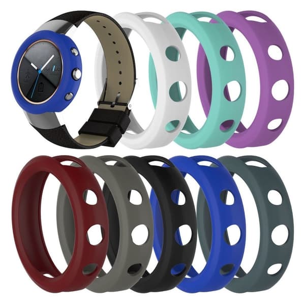Asus ZenWatch 3 cover i silikon - Lilla Purple
