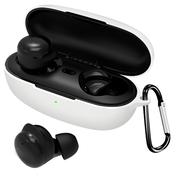 QCY T17 silikonveske med spenne - Hvit White