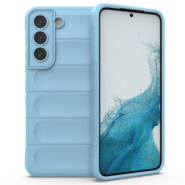 Blødt grebsformet cover til Samsung Galaxy S22 - Blå Blue