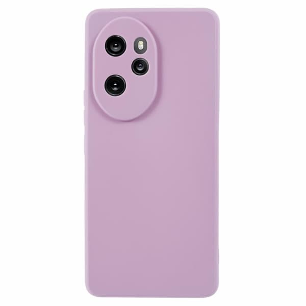 Mikrofiberforet blødt gummi Honor 100 Pro cover - Lilla Purple