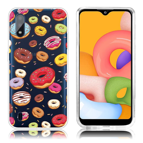 Deco Samsung Galaxy A01 Cover - Doughnut Multicolor