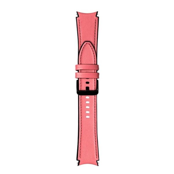 20 mm Samsung Galaxy Watch 4 klockarmband i läder - Rosa Rosa