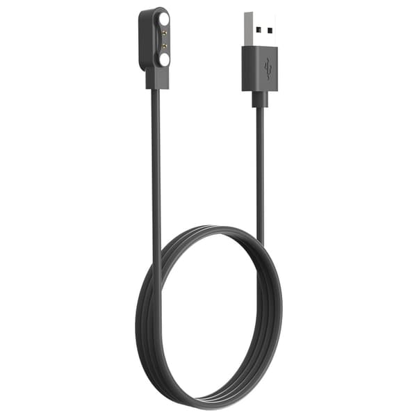 1 m USB-laddningskabel för Realme TechLife Watch S100 Svart