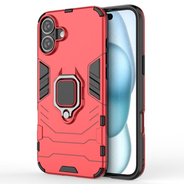 Iskunkestävä iPhone 16 Plus Panther-kuoret - Punainen Red