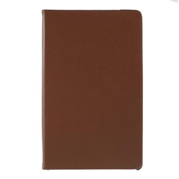 Samsung Galaxy Tab A 10.1 (2019) litchi læretui - Brun Brown