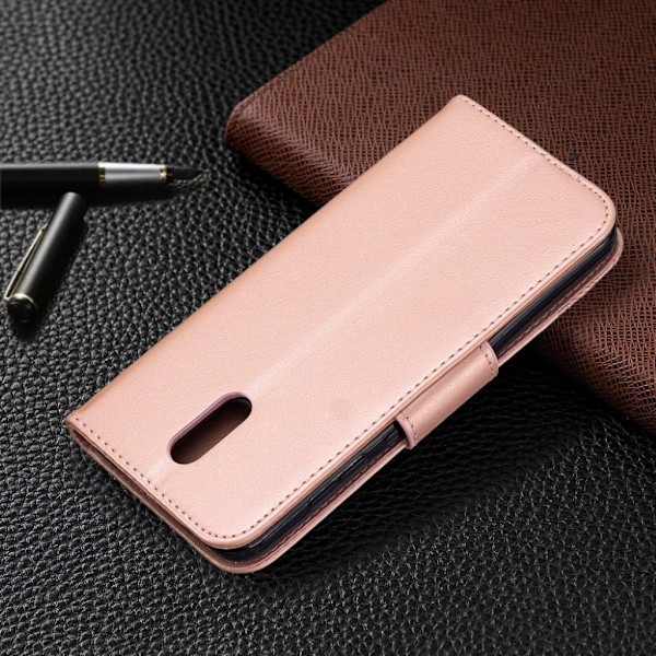 Butterfly Nokia 2.3 flip kotelot - Ruusukulta Pink