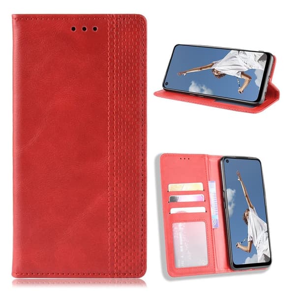 Bofink Vintage Oppo A52 / A72 / A92 veske - Rød Red