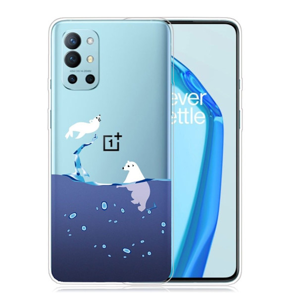 Deco OnePlus 9R Etui - Polar bjørn Blue