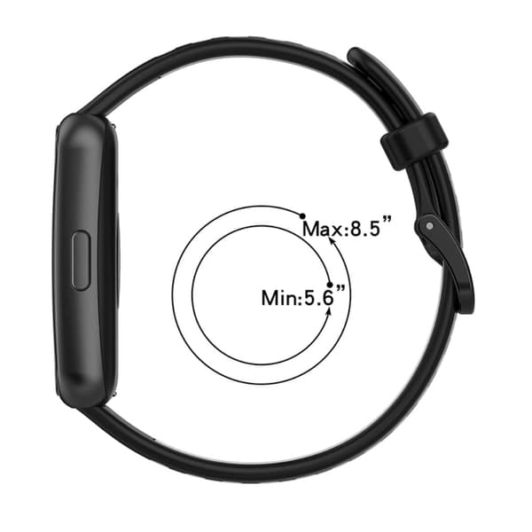 Huawei Band 7 klockarmband i silikon med dubbla färger - Midnattsblå / Vit Blå