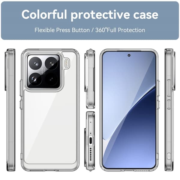 Xiaomi 15 Pro smart telefonskal i akryl - Transparent Transparent
