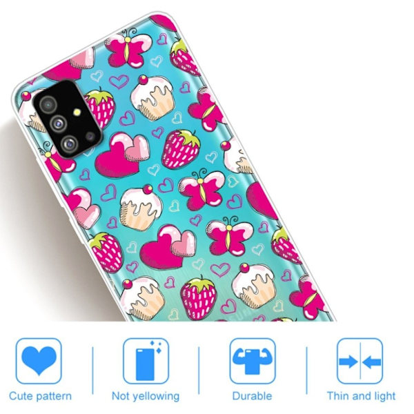 Deco Samsung Galaxy S20 Plus deksel - Heart Pink