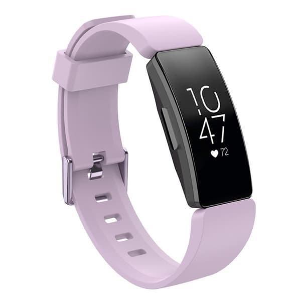 Fitbit Inspire / Inspire HR klockband av silikon - Storlek L / Ljuslila Lila