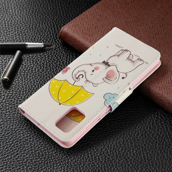 Wonderland Samsung Galaxy A51 etui – Sød Elefant Multicolor