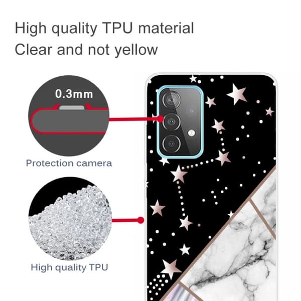 Marble Samsung Galaxy A32 5G Etui - Constellation Klinkekule Tile Multicolor