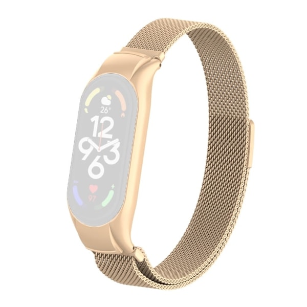 Xiaomi Mi Band 7 milanesisk urrem - Retro Guld Gold