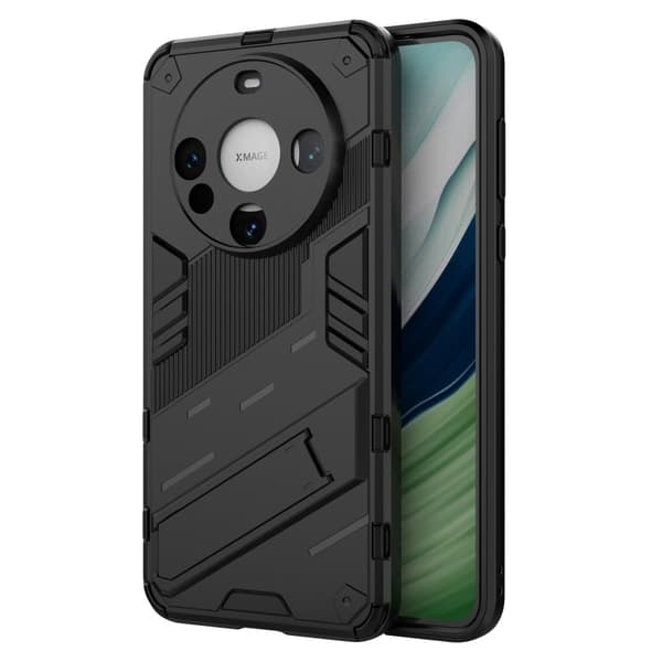 Stødsikker Hybrid Cover med A Moderne Touch til Huawei Mate 60 Pro - Sort Black