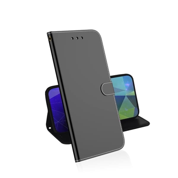 Mirror Motorola G Pure flip case - Musta Black