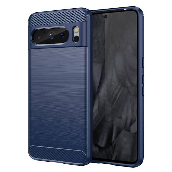 Carbon Flex Etui Google Pixel 8 Pro - Blå Blue