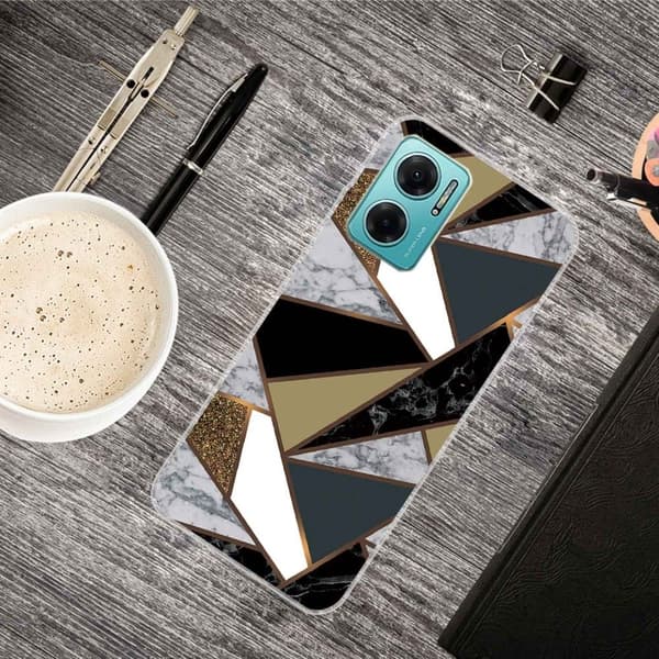 Marmormotiv Xiaomi Redmi Note 11E skal - Jordiska Marmorfragment multifärg