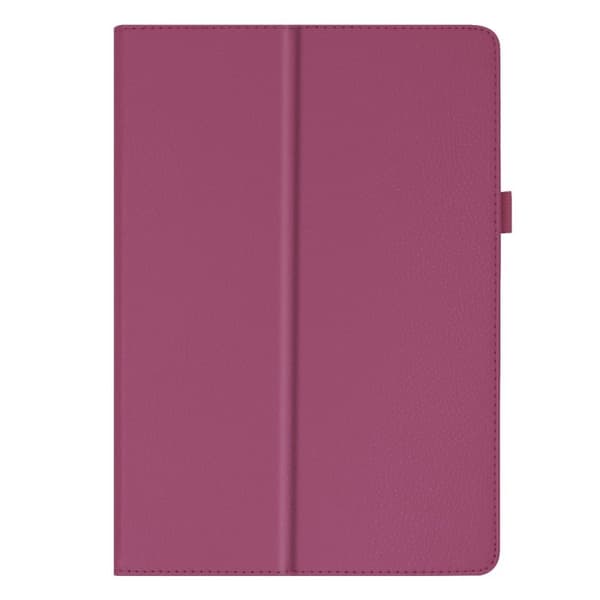 Lenovo Tab E10 litchi læderetui - Lilla Purple