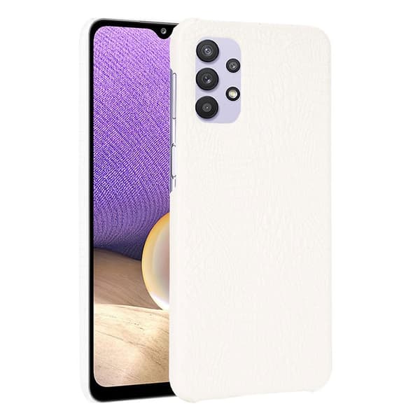 Croco Etui Samsung Galaxy A32 5G - Hvit White