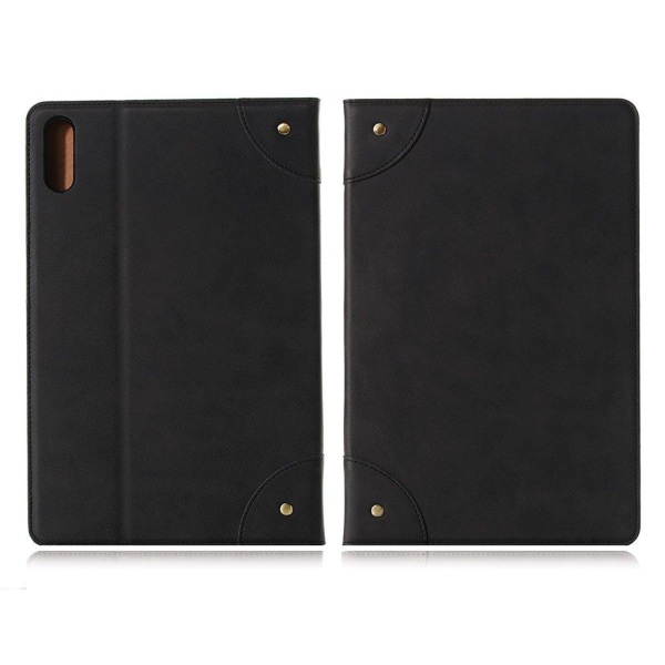 Lenovo Tab P11 Pro matte leather flip case - Black Black