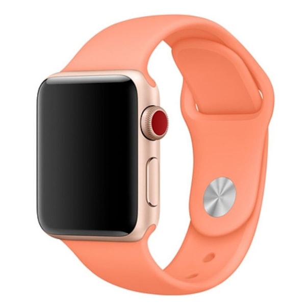 Apple Watch Series 4 40mm fleksibel silikone Urrem - Fersken Orange