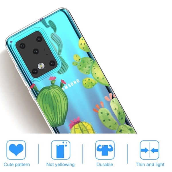 Deco Samsung Galaxy S20 Ultra skal - Kaktus Grön