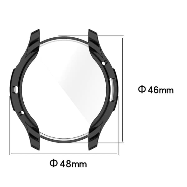 Amazfit GTR 4 46mm galvanointi kansi - Läpinäkyvä Transparent