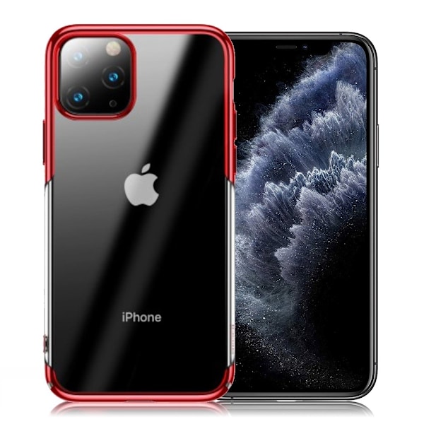 Glitter iPhone 11 Pro skal - Röd Röd