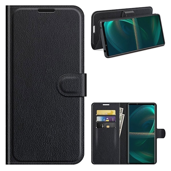 Classic Sony Xperia 5 Iii Flip Etui - Sort Black