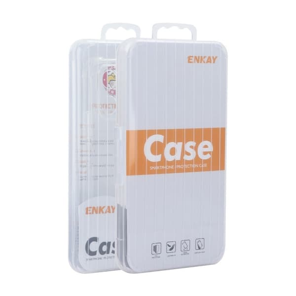 ENKAY klart anti-drop HTC U24 Pro etui - Gennemsigtig Transparent