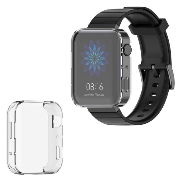 Xiaomi Mi Watch durable clear round edge case - White Vit