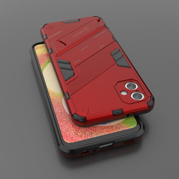 Stødsikker Hybrid Cover med A Moderne Touch til Samsung Galaxy A04e - Rød Red