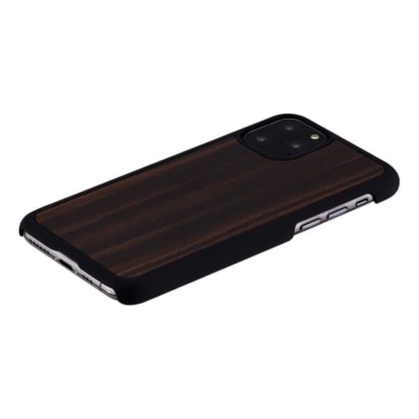 Man & Wood premium etui for iPhone 11 - Ebony Brown